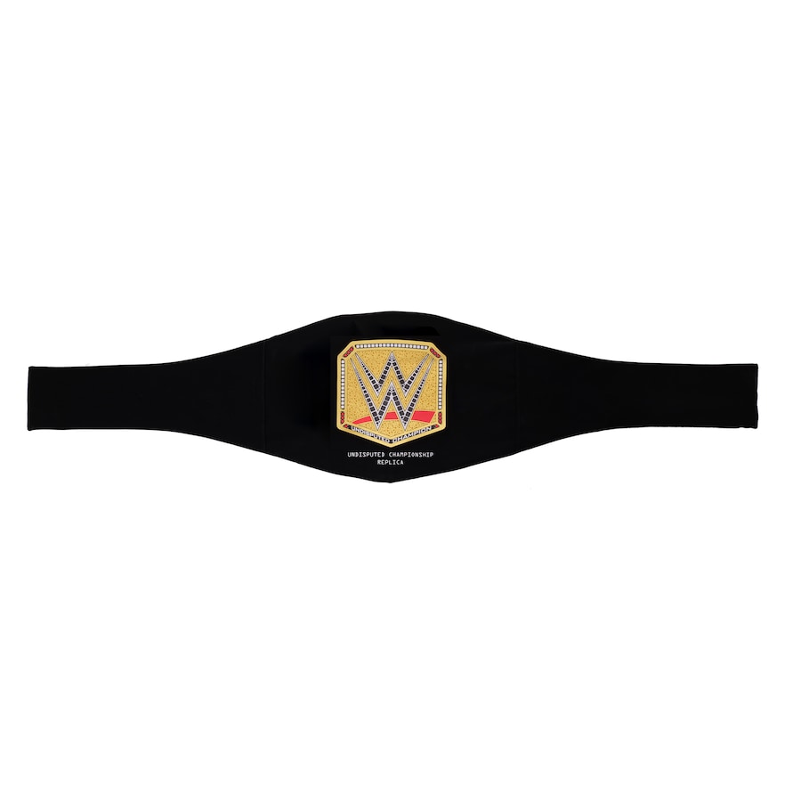 Undisputed WWE Championship Replika-Titelgürtel | WWE Sammlerstück | Riemen aus echtem Rindsleder | Ätzgürtel