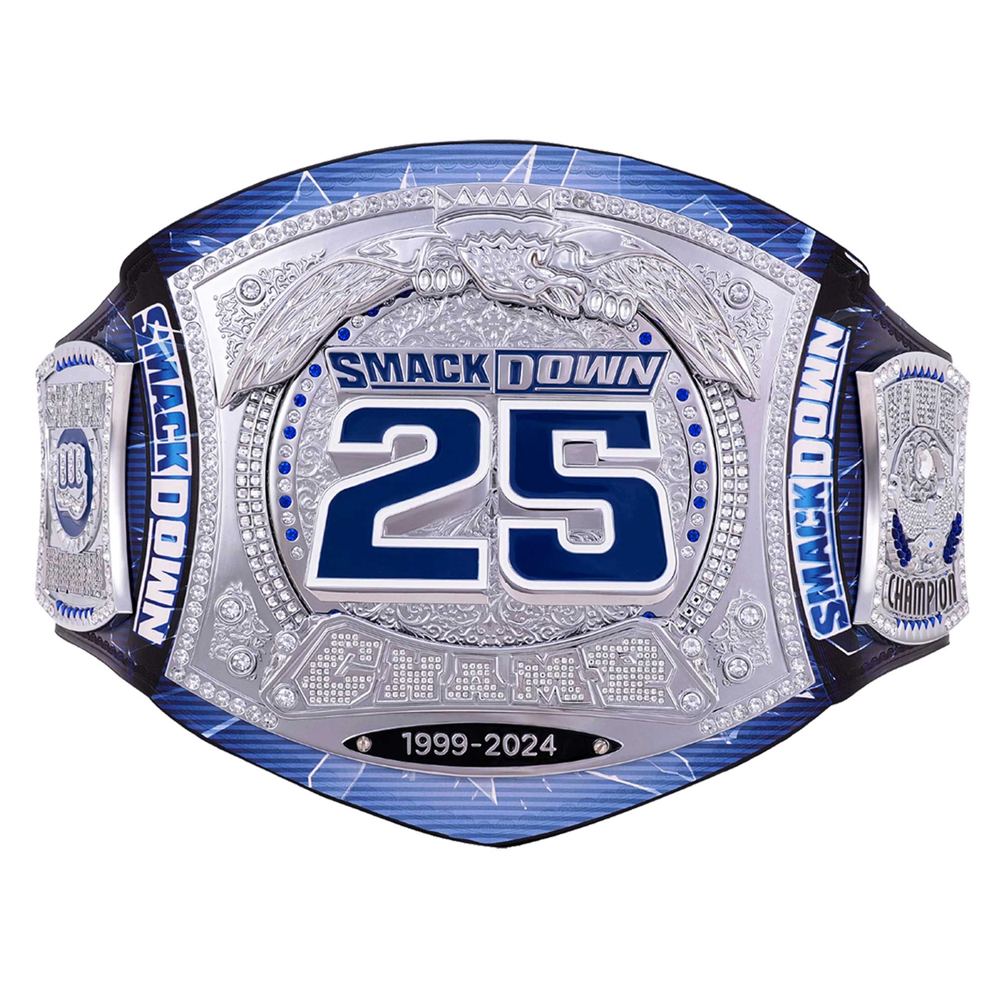 WWE SmackDown 25 Years Special Edition Spinner Replica Title Belt
