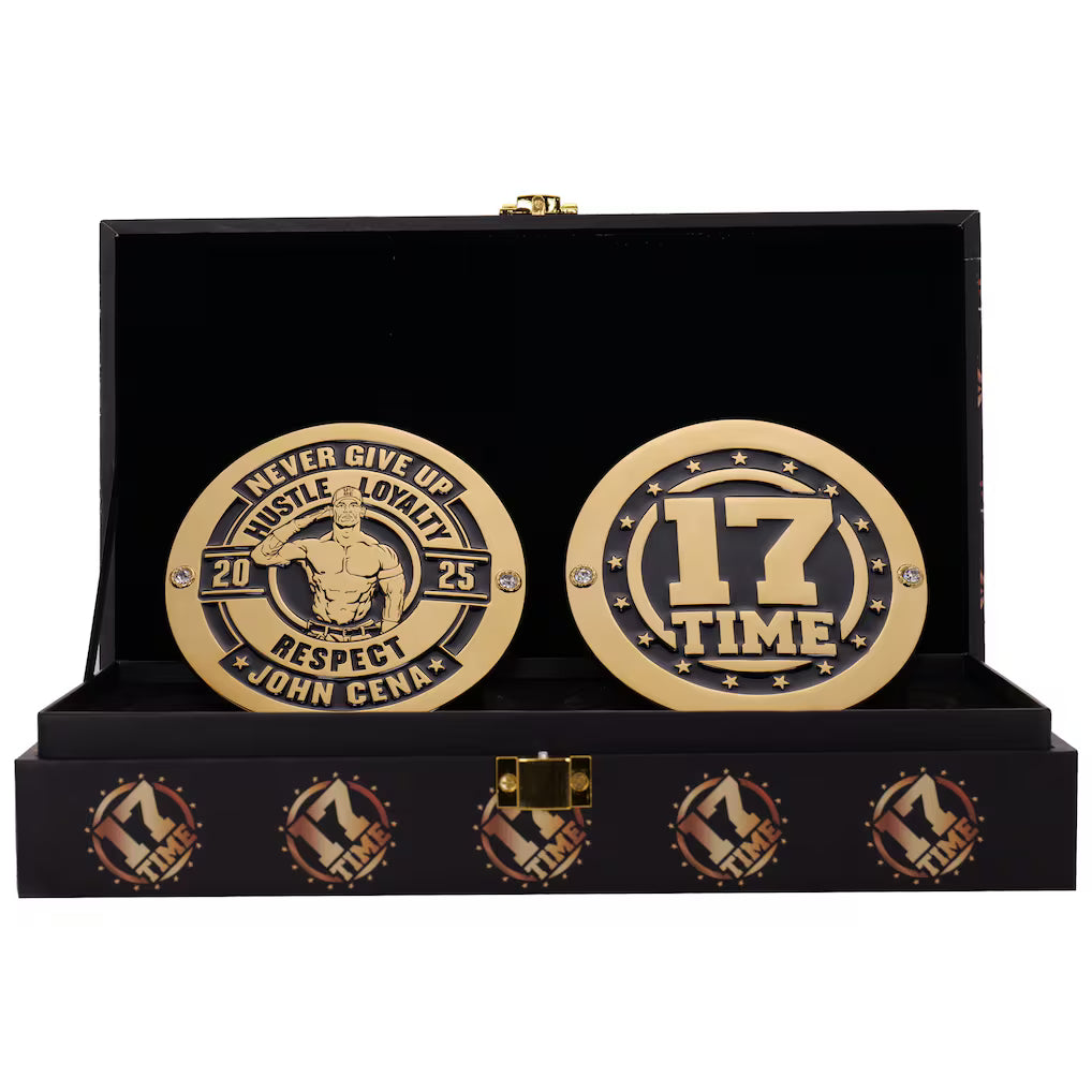 John Cena 17x Championship Replica Side Plate Box Set