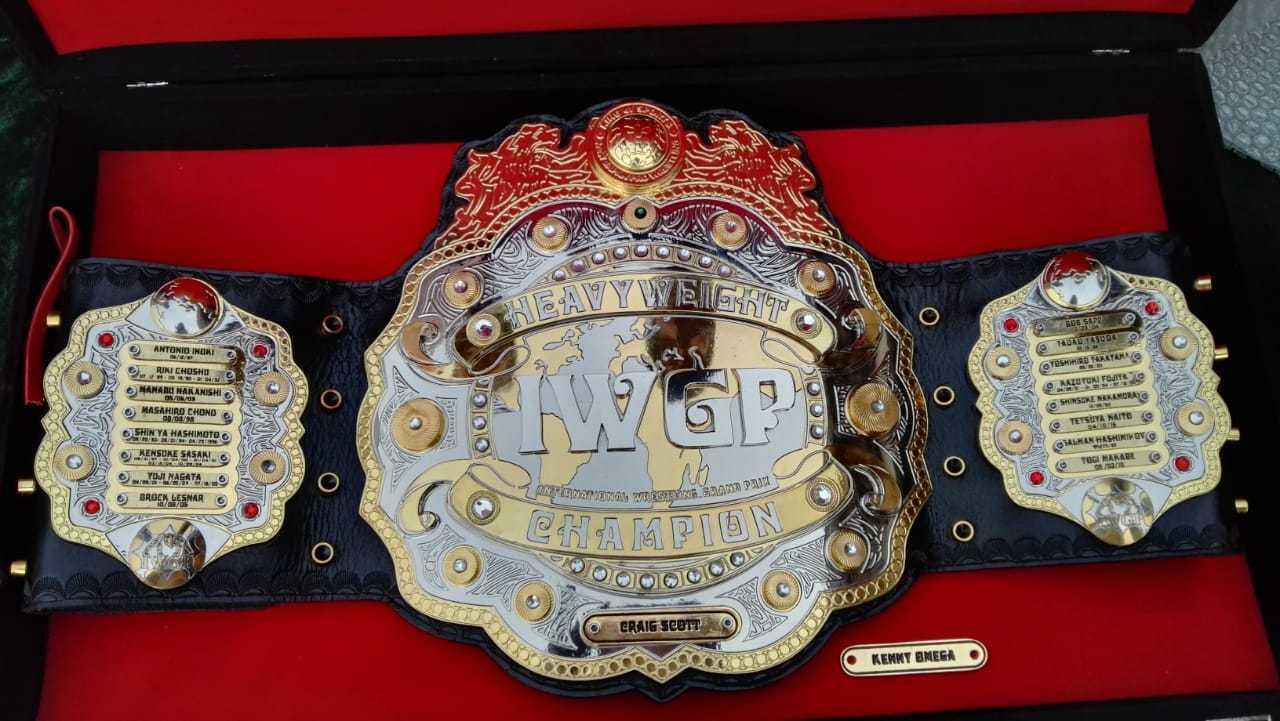 IWGP V4 HEAVYWEIGHT Zinc Championship Belt
