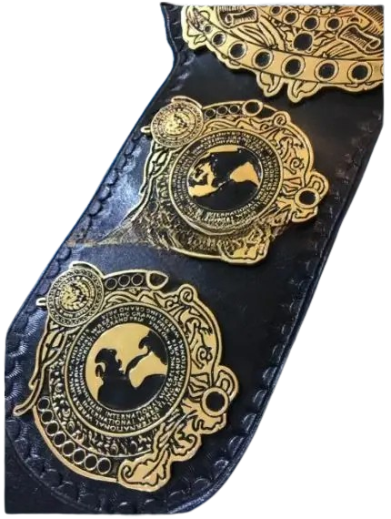 IWGP HEAVYWEIGHT CHAMPIONSHIP Belt 4MM ZINC plates