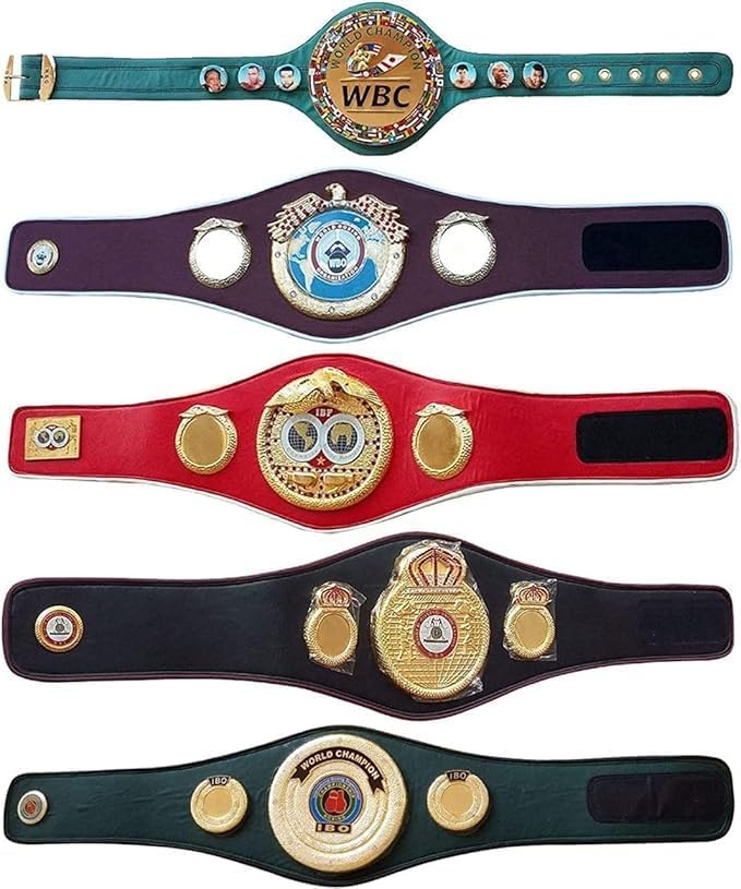 PLACE MAART Adult Size 5 WBC WBA WBO IBF IBO Championships Boxing Belts Discount Deal, SAME AS IMAGES