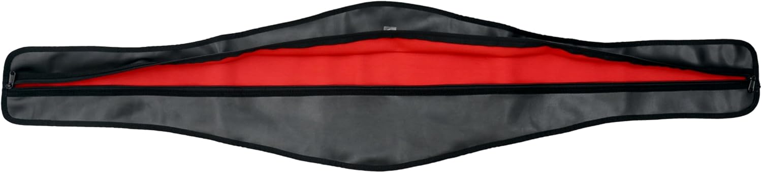 Wrestling, Boxing, Trophy Belt, FFL, Universal Replica Championship Belt Protective Cover, Carry Cover, Water and Humidity Resistant, Black and Red Colors