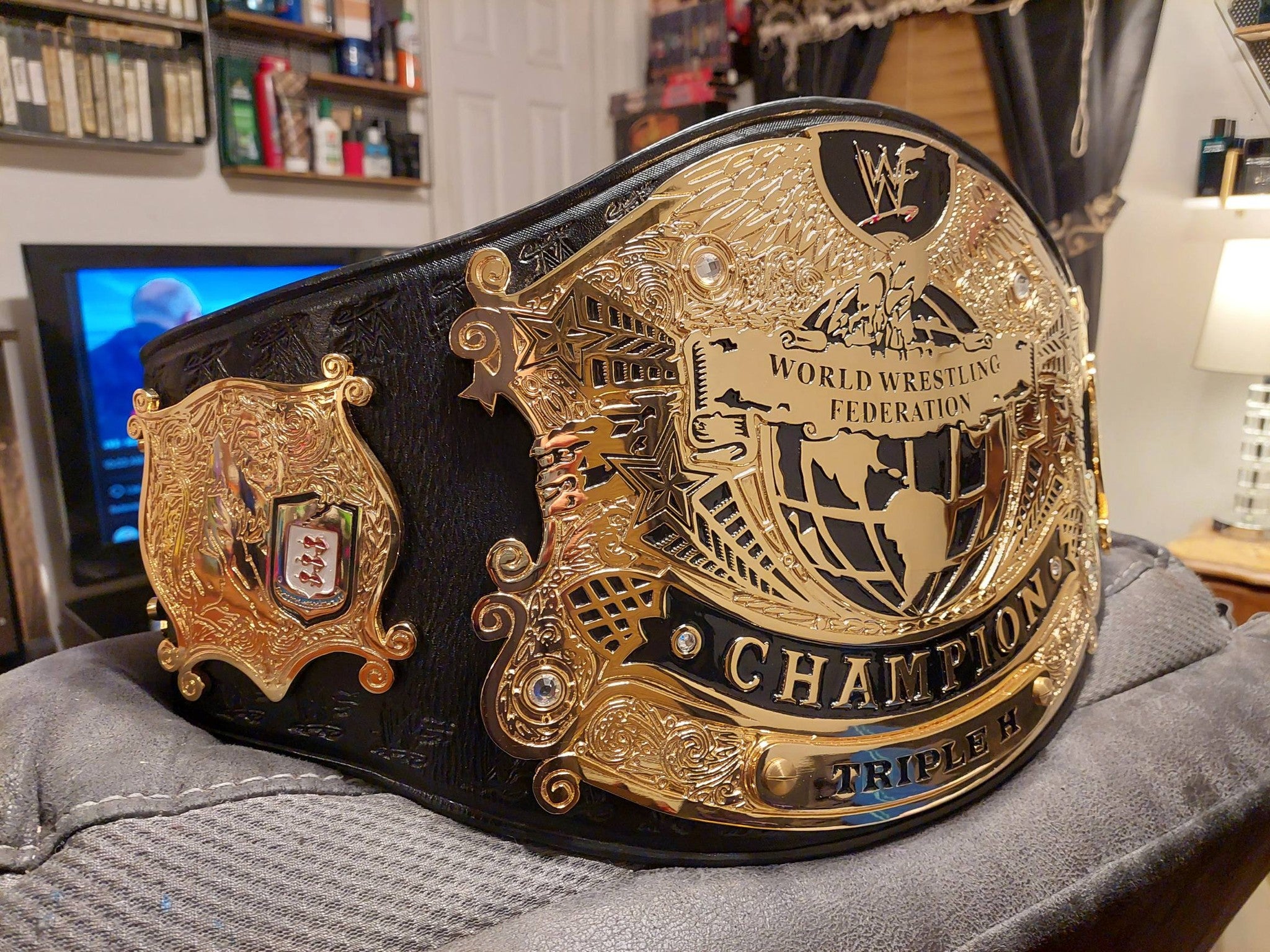 WWF World Heavyweight Championship Replica Belt (Triple H Edition)