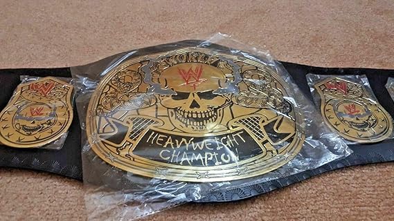 Smoking Skull Stone Cold Heavyweight Wrestling Championship Belt