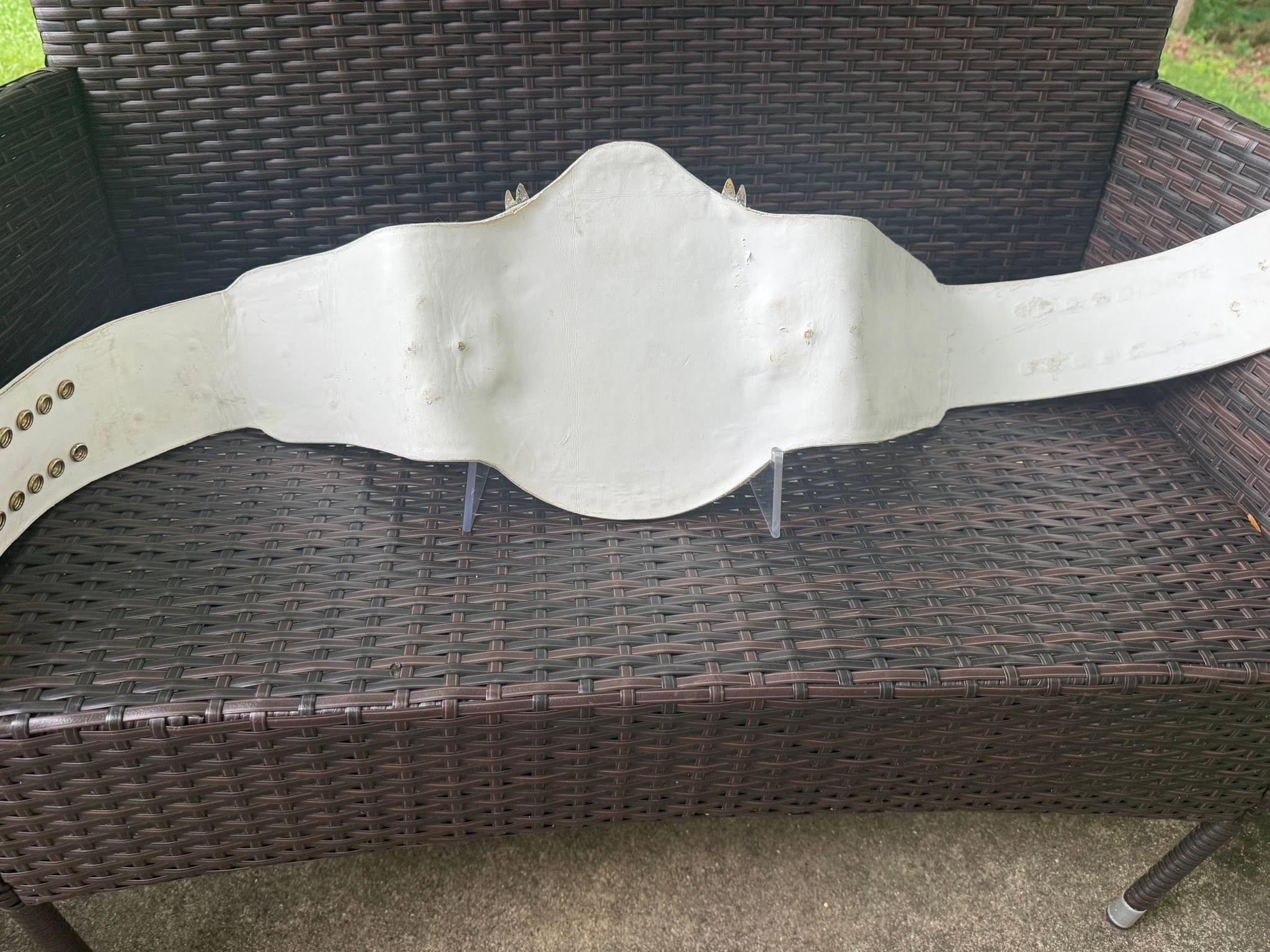 WWF World Heavyweight Championship Belt Replica – White Strap Adult Size