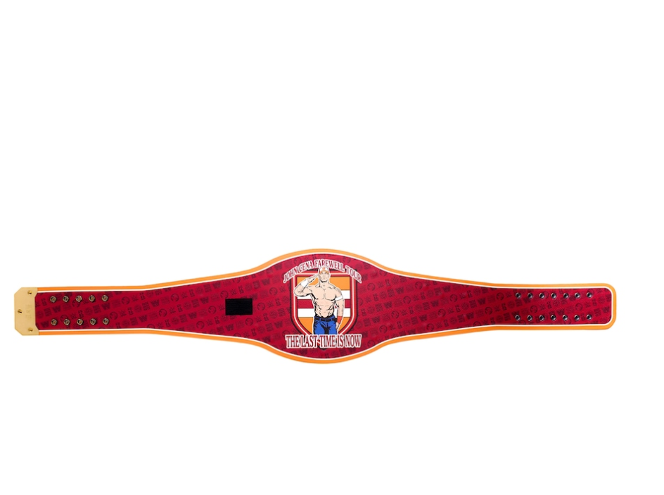John Cena Farewell Tour 2025 Tampa Spinner Championship Replica Title Belt