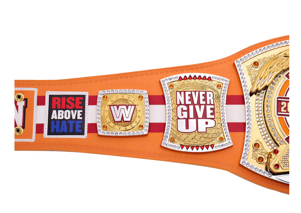 John Cena Farewell Tour 2025 Tampa Spinner Championship Replica Title Belt