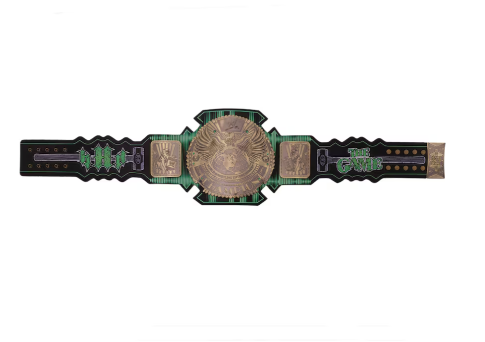 Triple H 30 Years The Game – Attitude Era Championship Titelgürtel | WWE Sammlerstück | | Riemen aus echtem Rindsleder | Ätzgürtel