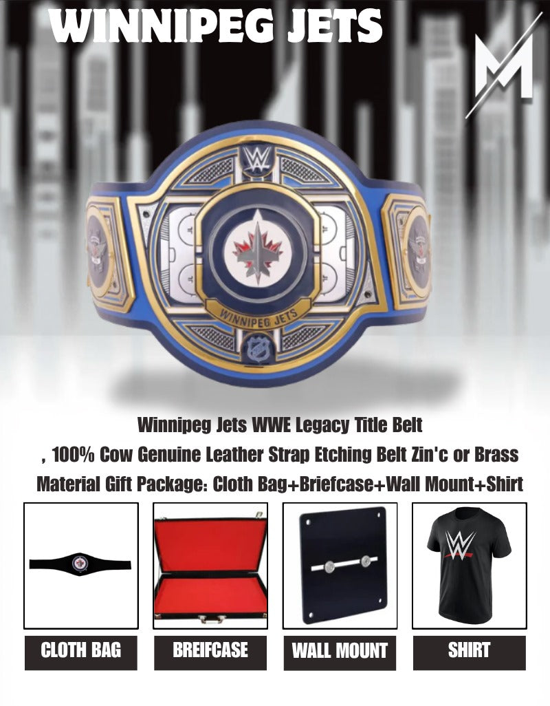 Winnipeg Jets WWE Legacy Title Belt