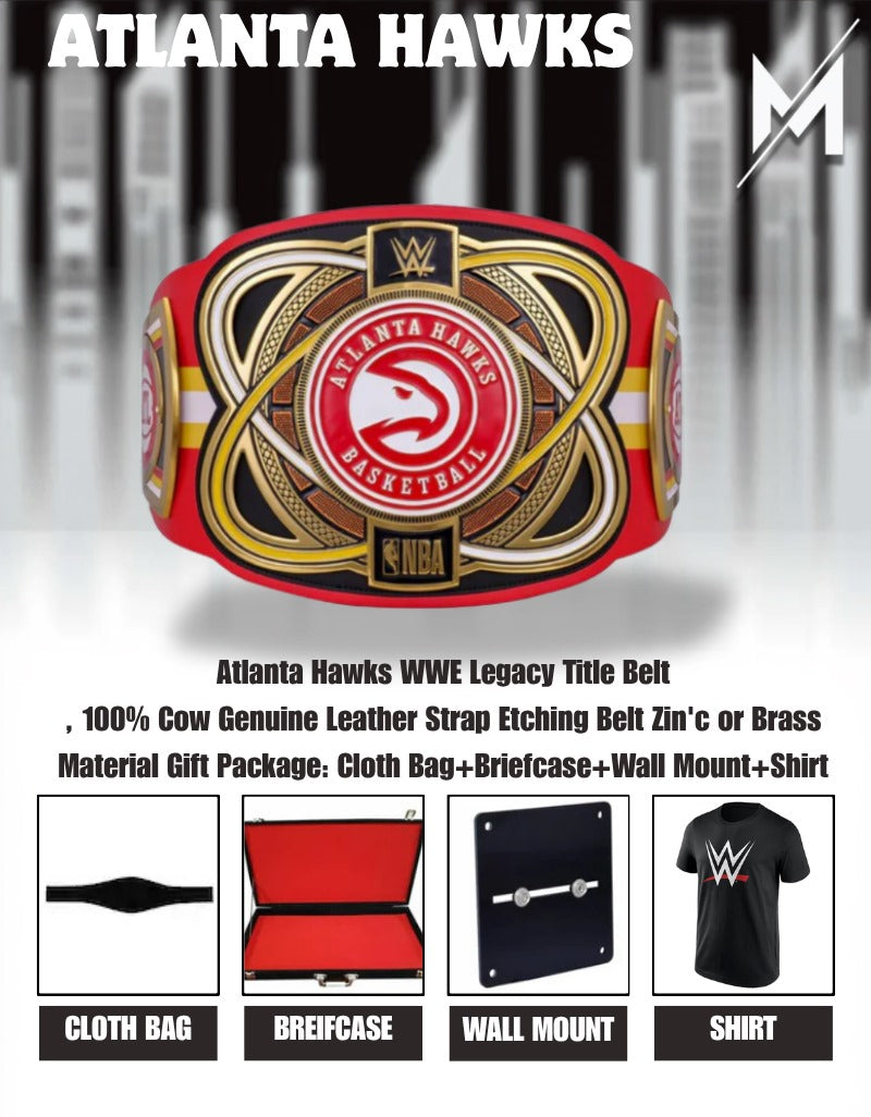 Atlanta Hawks WWE Legacy Title Belt