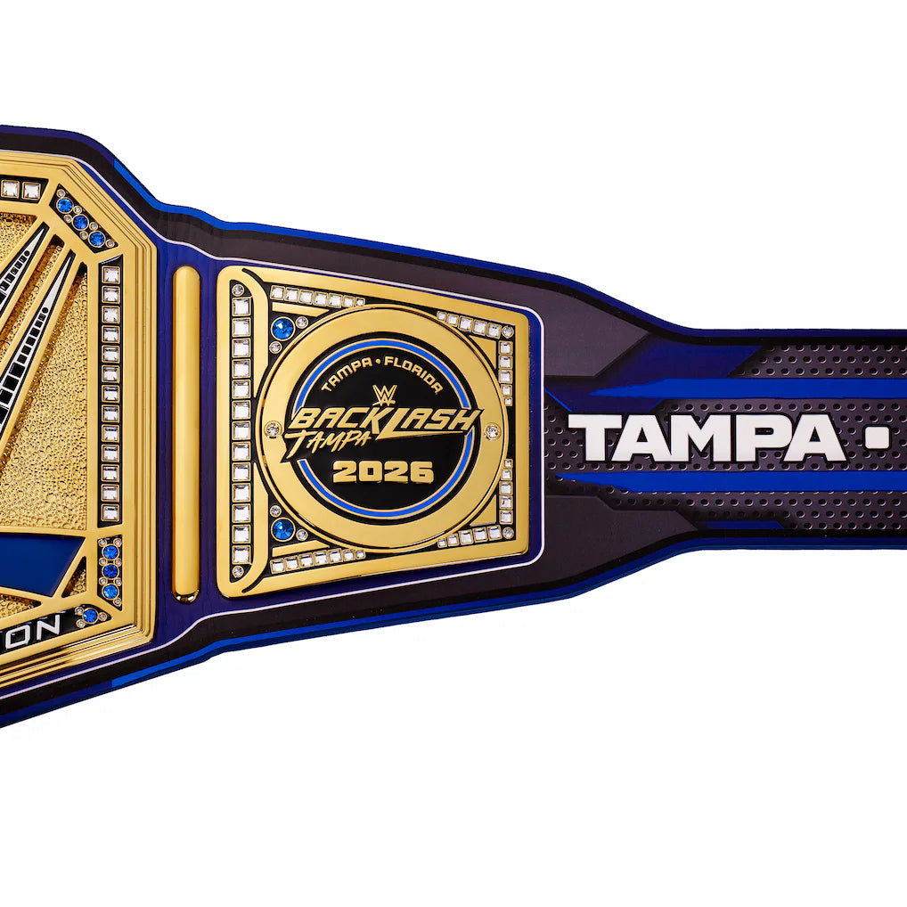 Backlash 2026 Tampa Replica Title Belt`