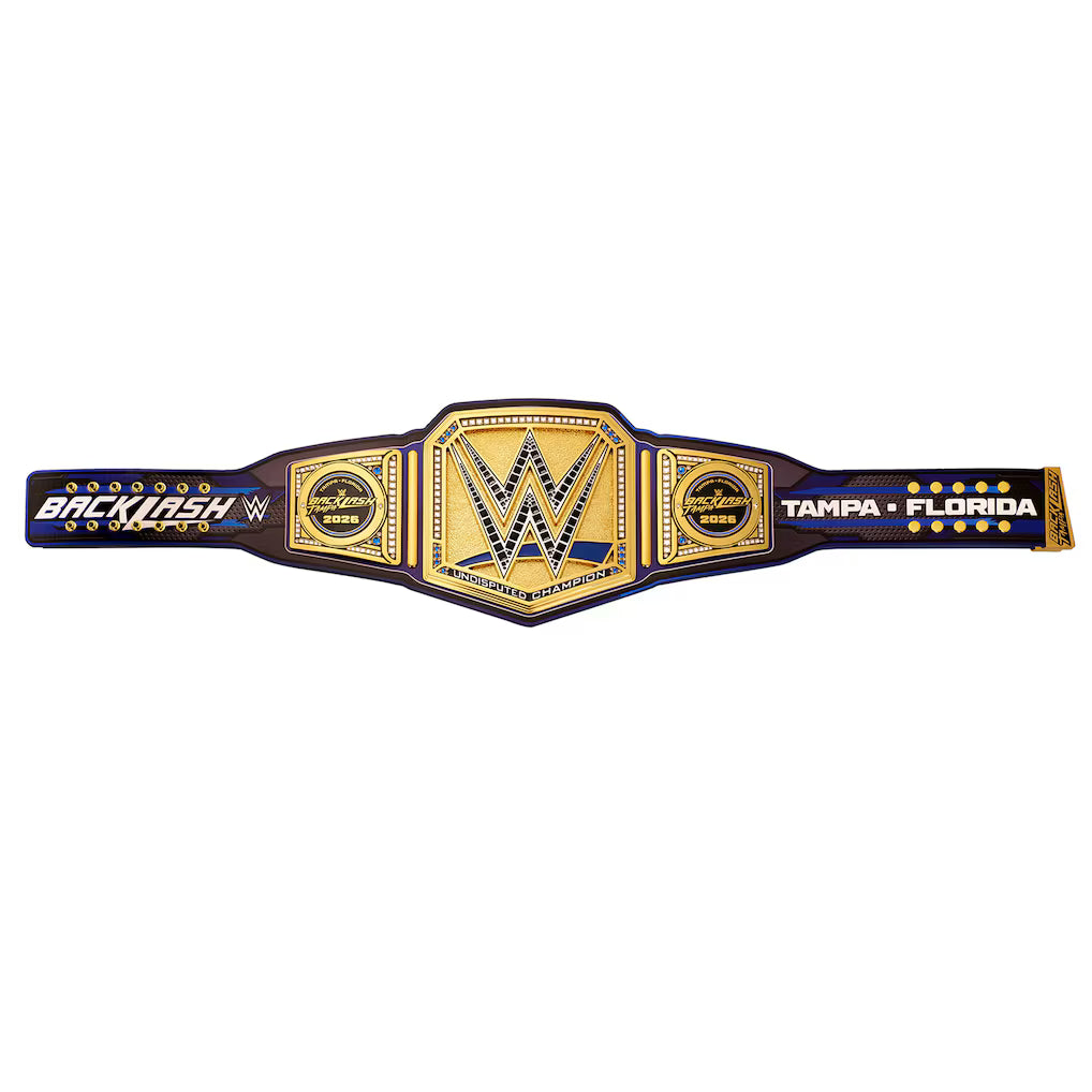 Backlash 2026 Tampa Replica Title Belt`