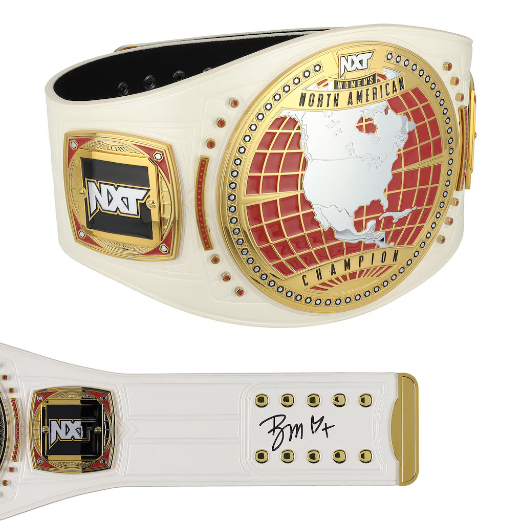 Blake Monroe WWE Autographed NXT Women's North American Championship Replica Title Belt