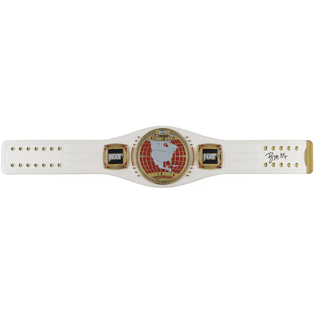 Blake Monroe WWE Autographed NXT Women's North American Championship Replica Title Belt
