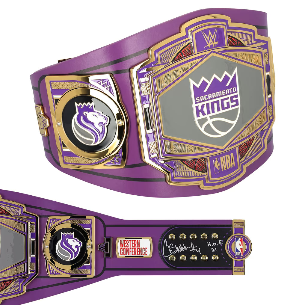 Chris Webber Sacramento Kings Autographed Fanatics Authentic WWE Legacy Title Belt with "HOF 21