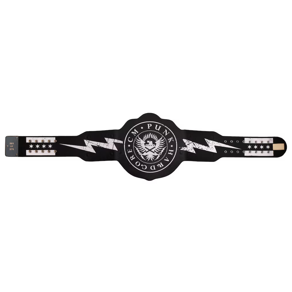 CM Punk Limited Edition WWE World Heavyweight Championship Signature Series Replica Title Belt