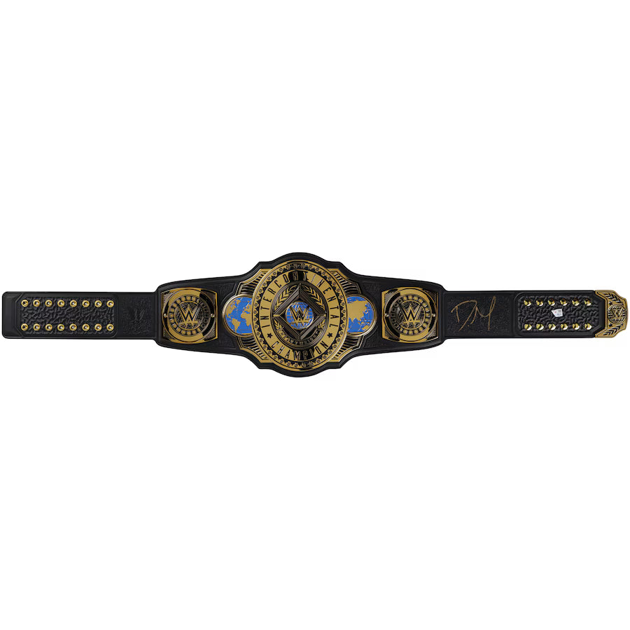 Dominik Mysterio WWE Autographed Intercontinental Championship Replica Title Belt