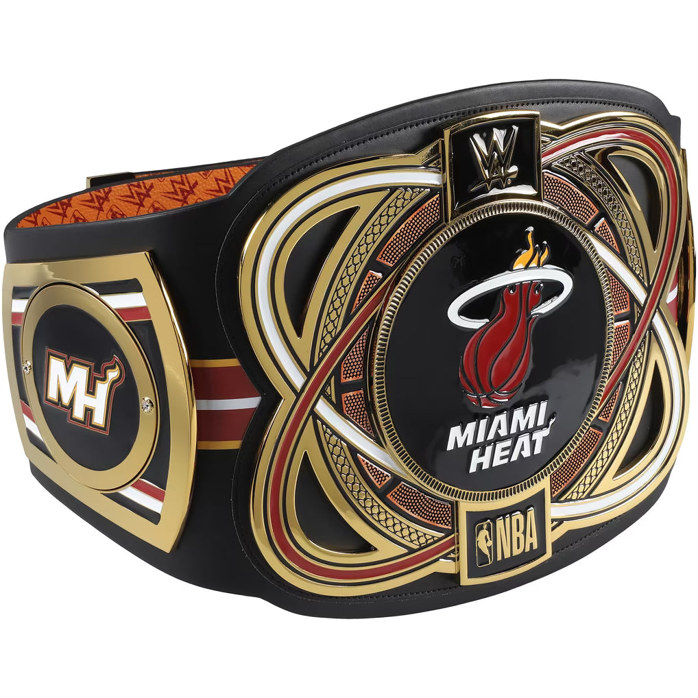 Dwyane Wade Miami Heat Autographed Fanatics Authentic WWE Legacy Title Belt