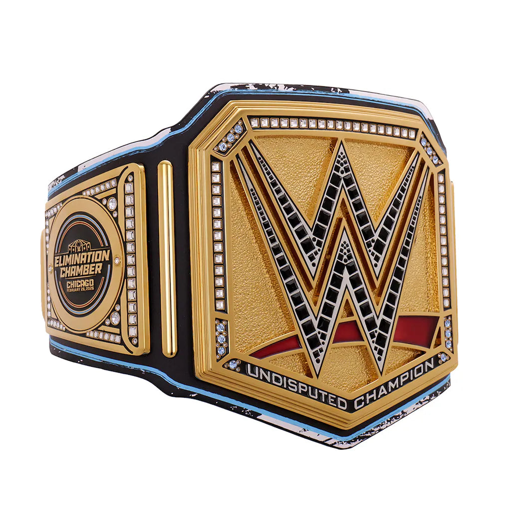 Elimination Chamber 2026 Chicago Championship Replica Title Belt
