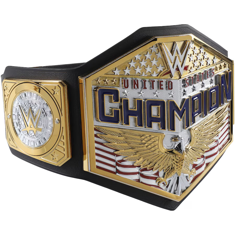 Jacob Fatu WWE Autographed United States Championship Replica Title Belt with And New 4-19-25 Inscription - Limited Edition of 25