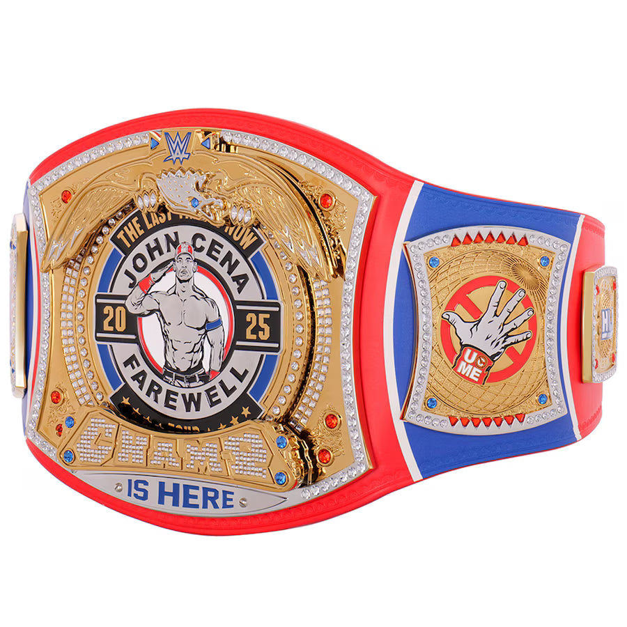 John Cena Farewell Tour 2025 Montreal Spinner Championship Replica Title Belt