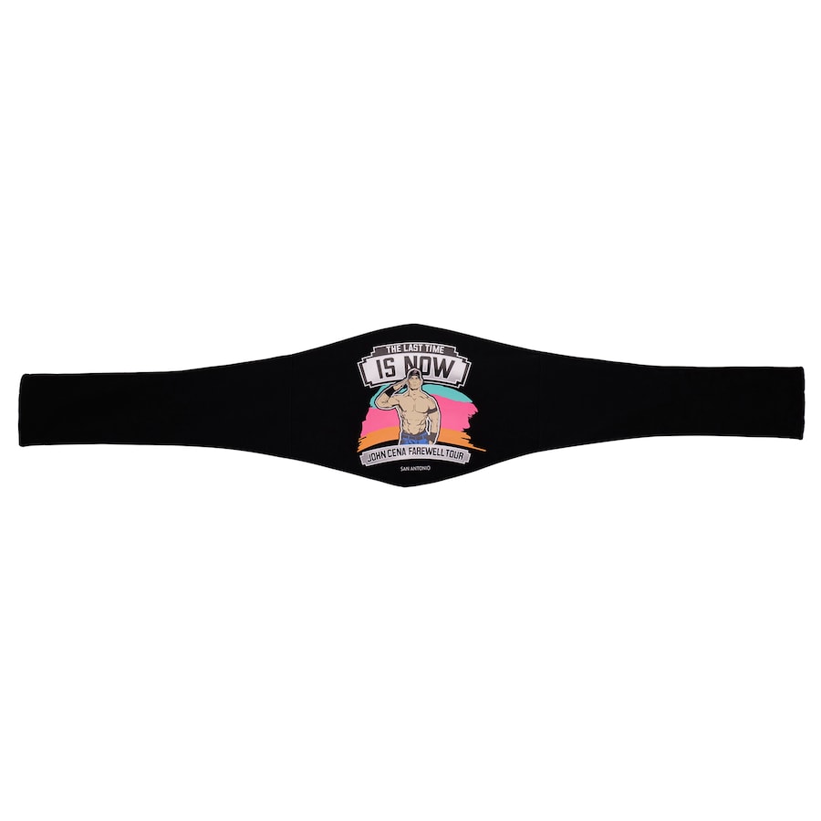 John Cena Farewell Tour 2025 San Antonio Spinner Championship Replica Title Belt