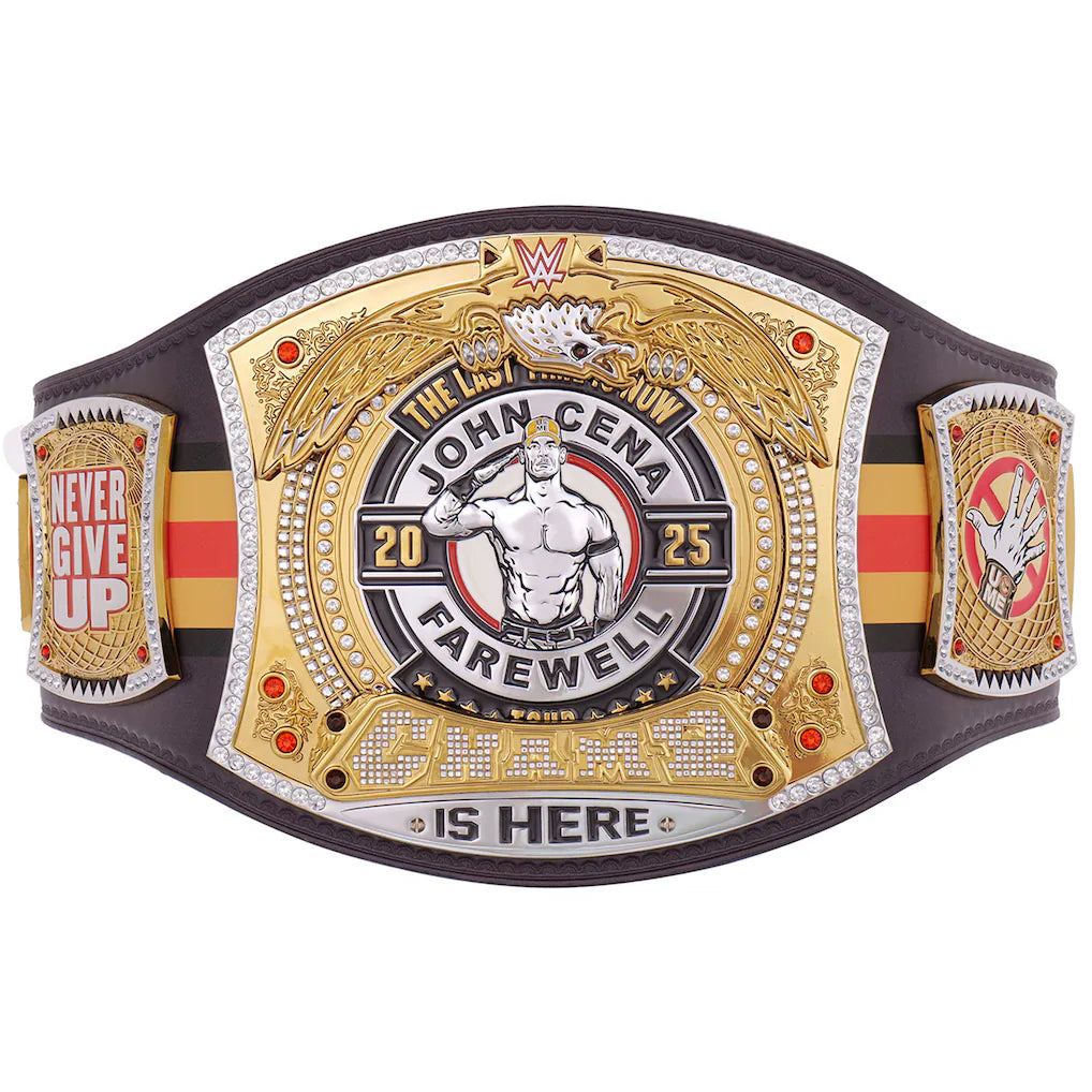John Cena Farewell Tour 2025 San Diego Spinner Championship Replica Title Belt
