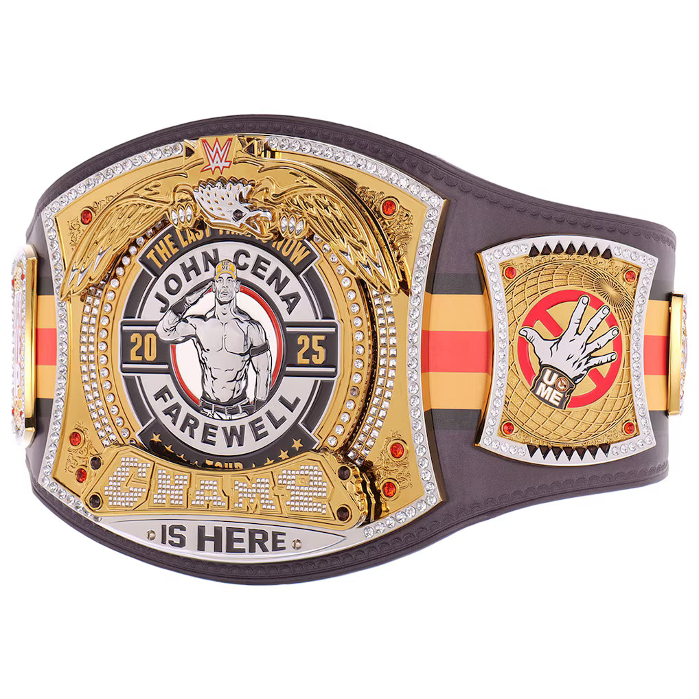 John Cena Farewell Tour 2025 San Diego Spinner Championship Replica Title Belt