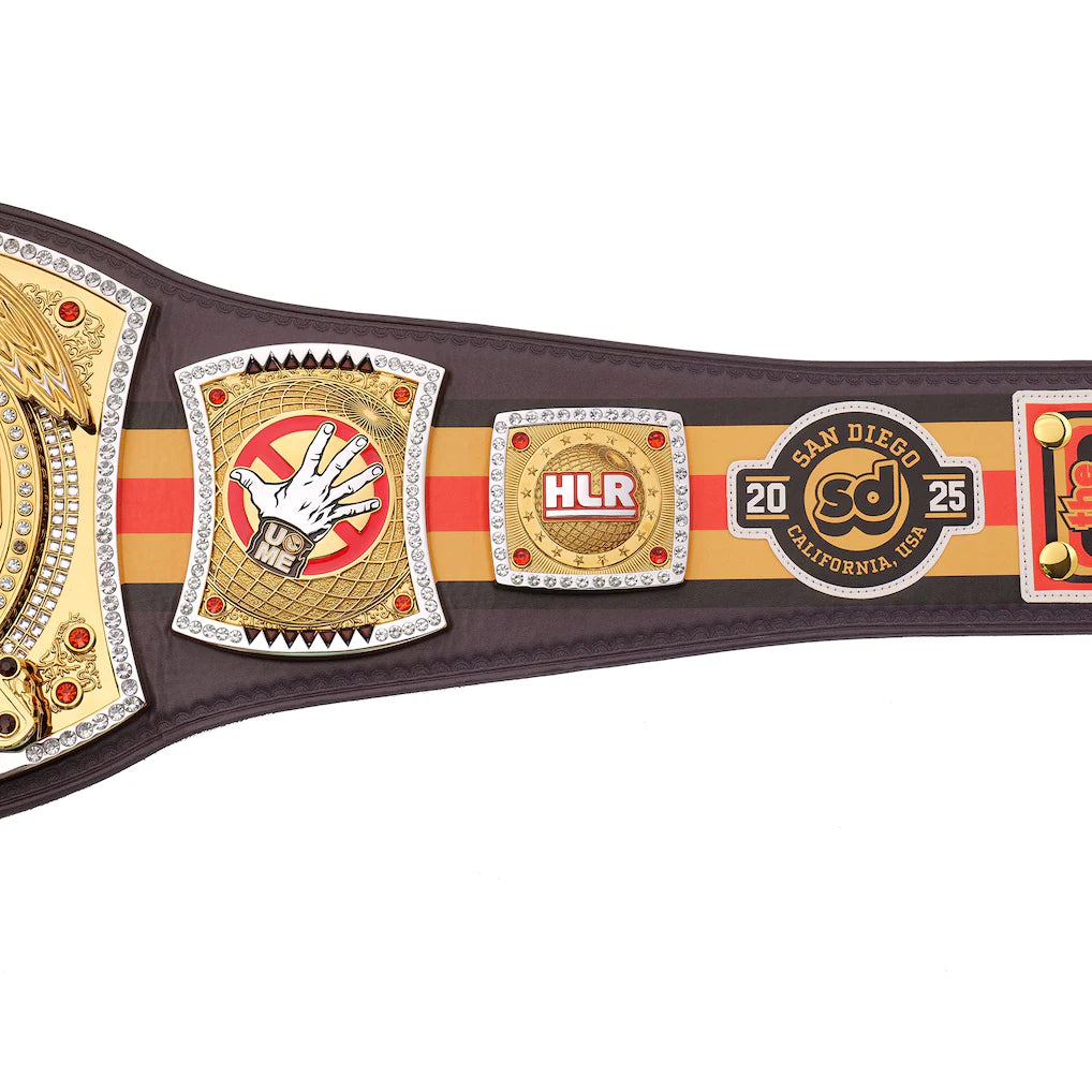 John Cena Farewell Tour 2025 San Diego Spinner Championship Replica Title Belt