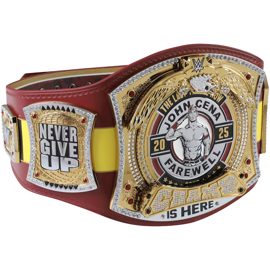 John Cena WWE Autographed 2025 Farewell Tour Brussels Replica Title Belt - Limited Edition of 25