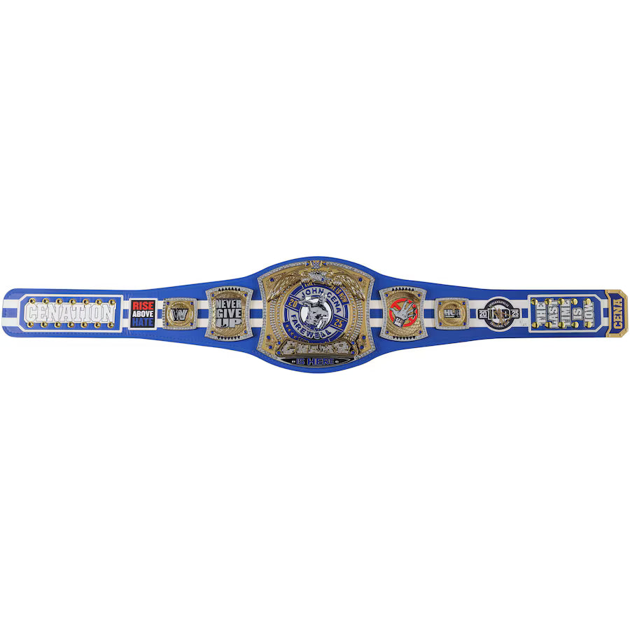 John Cena WWE Autographed 2025 Farewell Tour Indianapolis Replica Title Belt - Limited Edition of 25