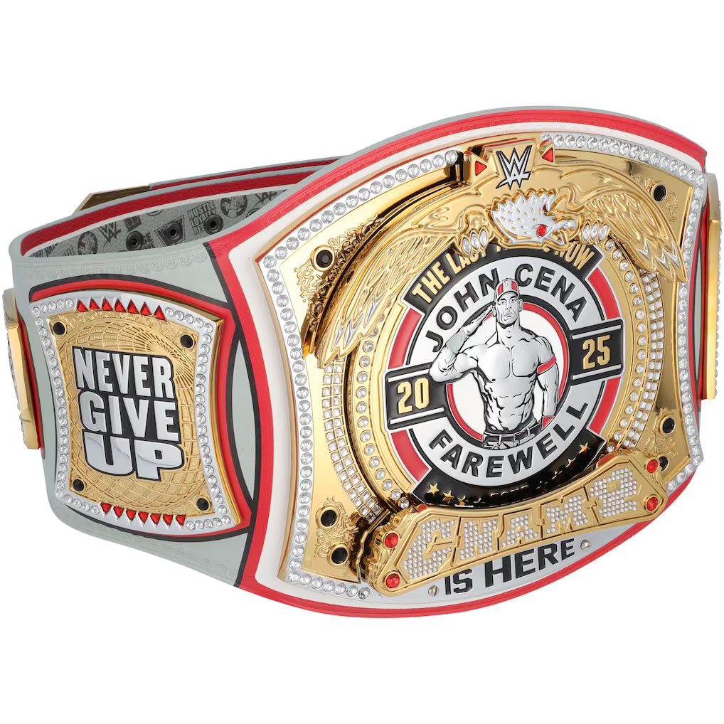 John Cena WWE Autographed Farewell Tour 2025 Dayton Replica Title Belt - Limited Edition of 25