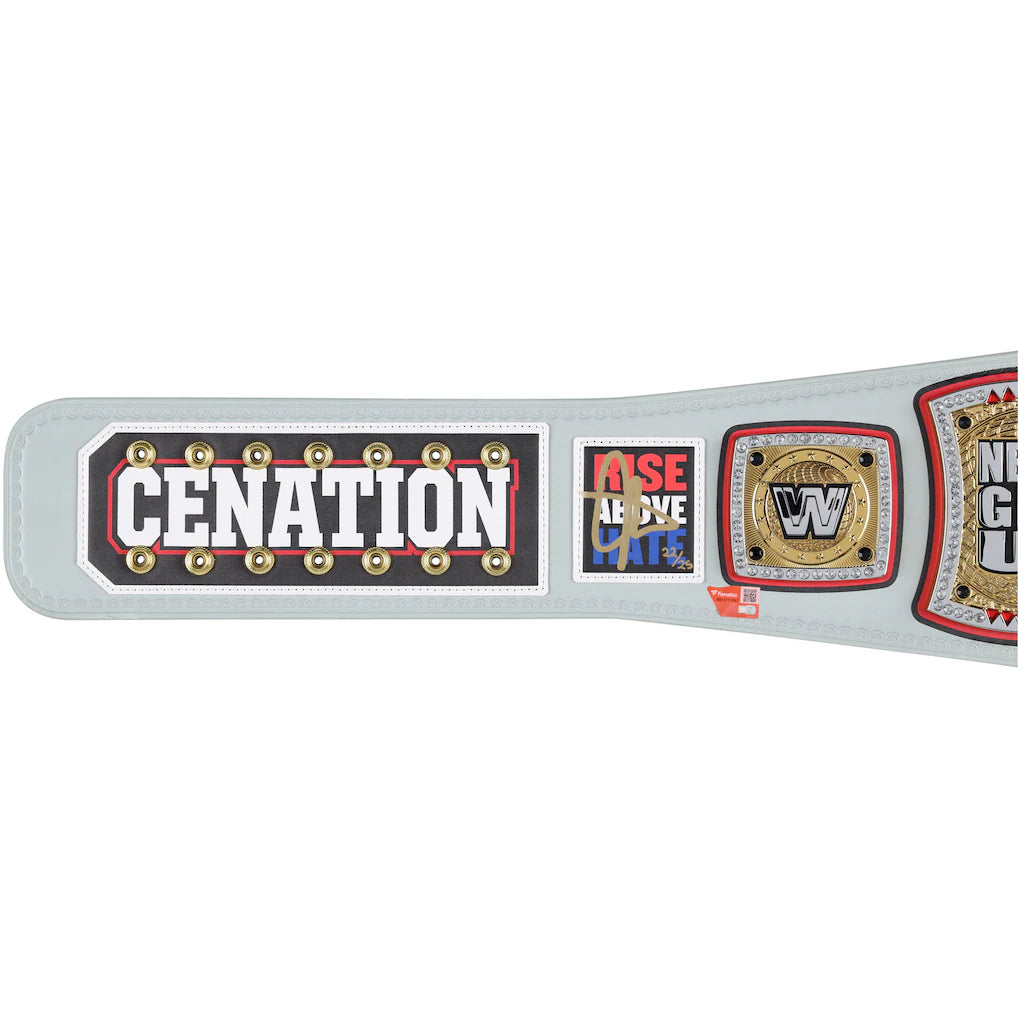 John Cena WWE Autographed Farewell Tour 2025 Dayton Replica Title Belt - Limited Edition of 25