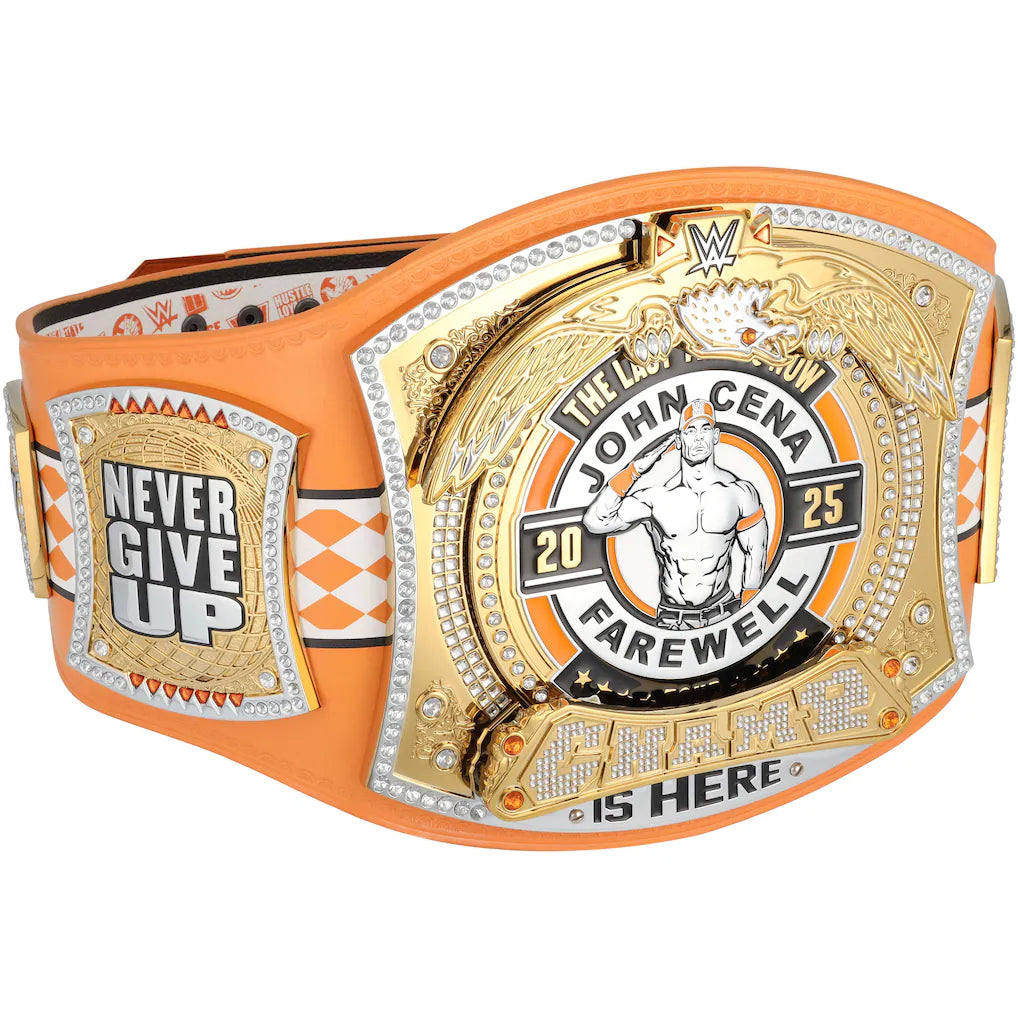 John Cena WWE Autographed Farewell Tour 2025 Knoxville Replica Title Belt - Limited Edition of 25