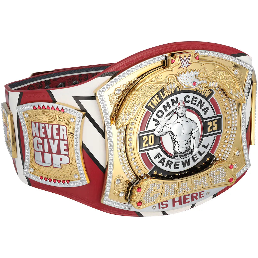 John Cena WWE Autographed Farewell Tour 2025 Springfield Replica Title Belt - Limited Edition of 25