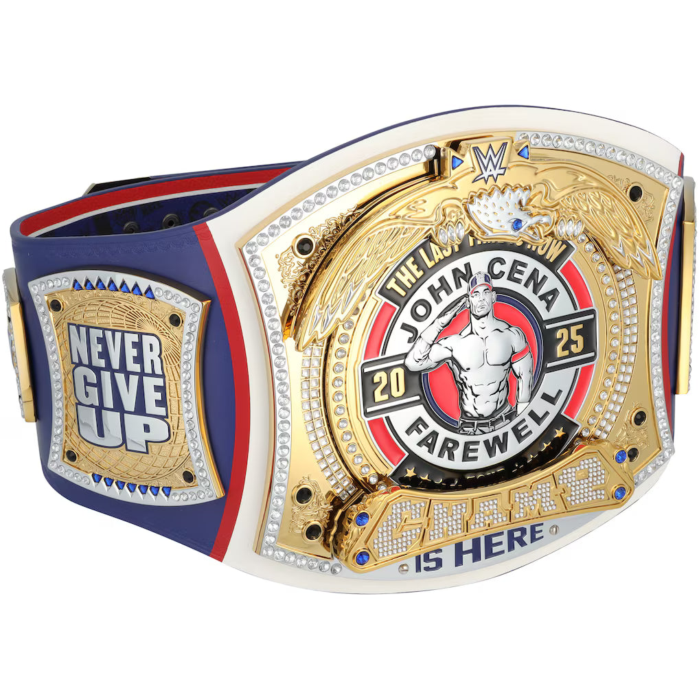 John Cena WWE Autographed Farewell Tour 2025 SummerSlam Replica Title Belt - Limited Edition of 25