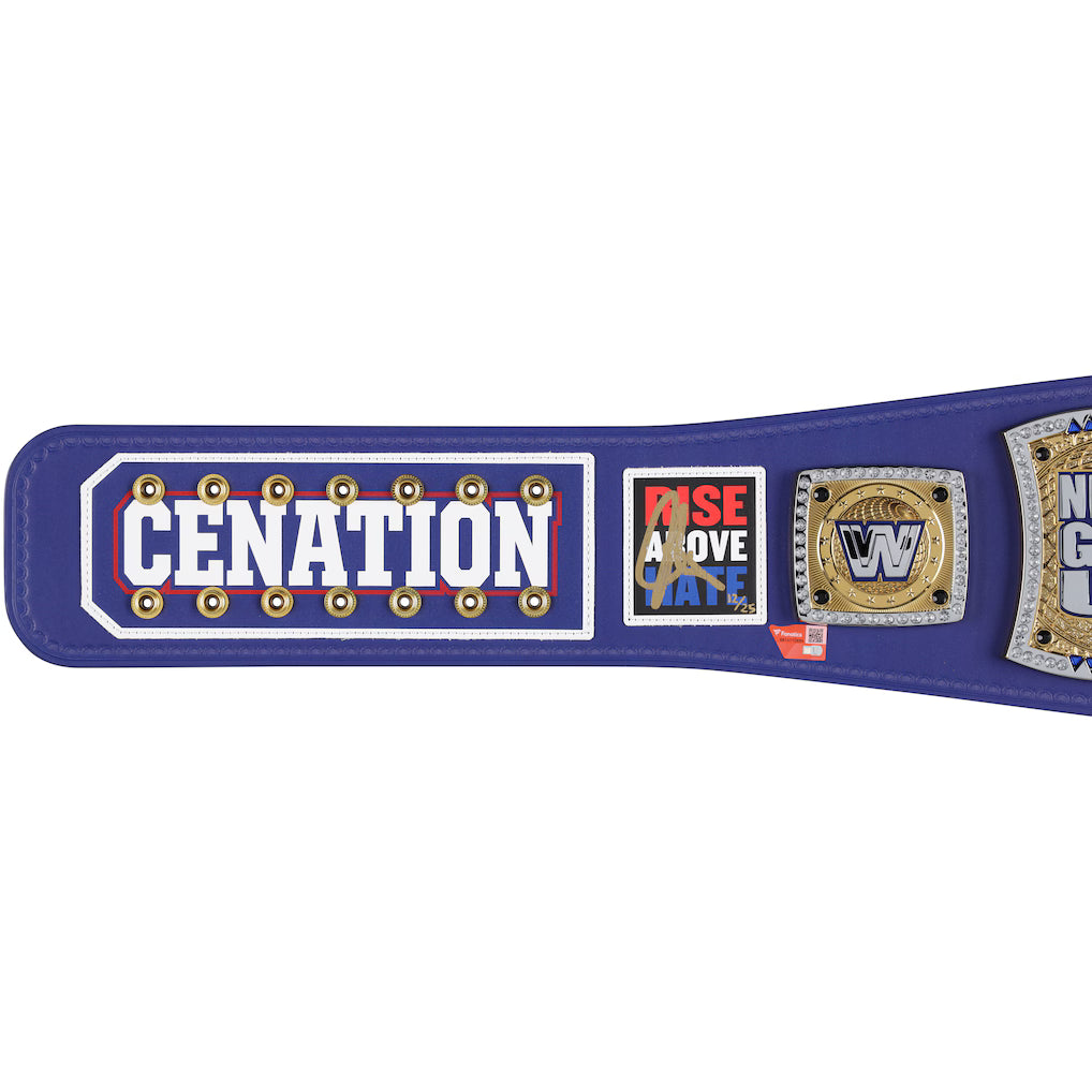 John Cena WWE Autographed Farewell Tour 2025 SummerSlam Replica Title Belt - Limited Edition of 25