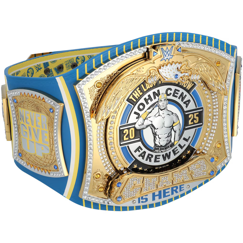 John Cena WWE Autographed Farewell Tour 2025 WrestlePalooza Indianapolis Replica Title Belt - Limited Edition of 25