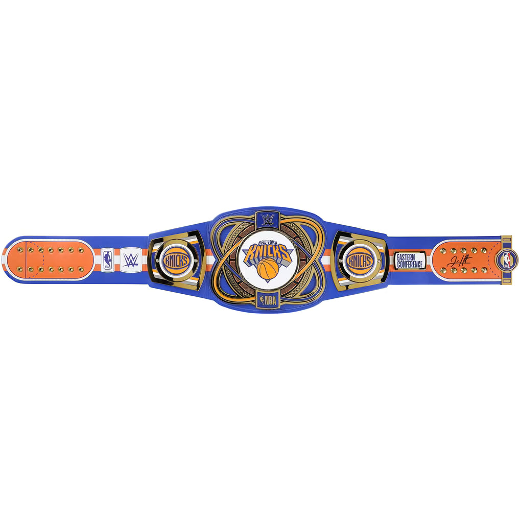 Josh Hart New York Knicks Autographed Fanatics Authentic WWE Replica Title Belt