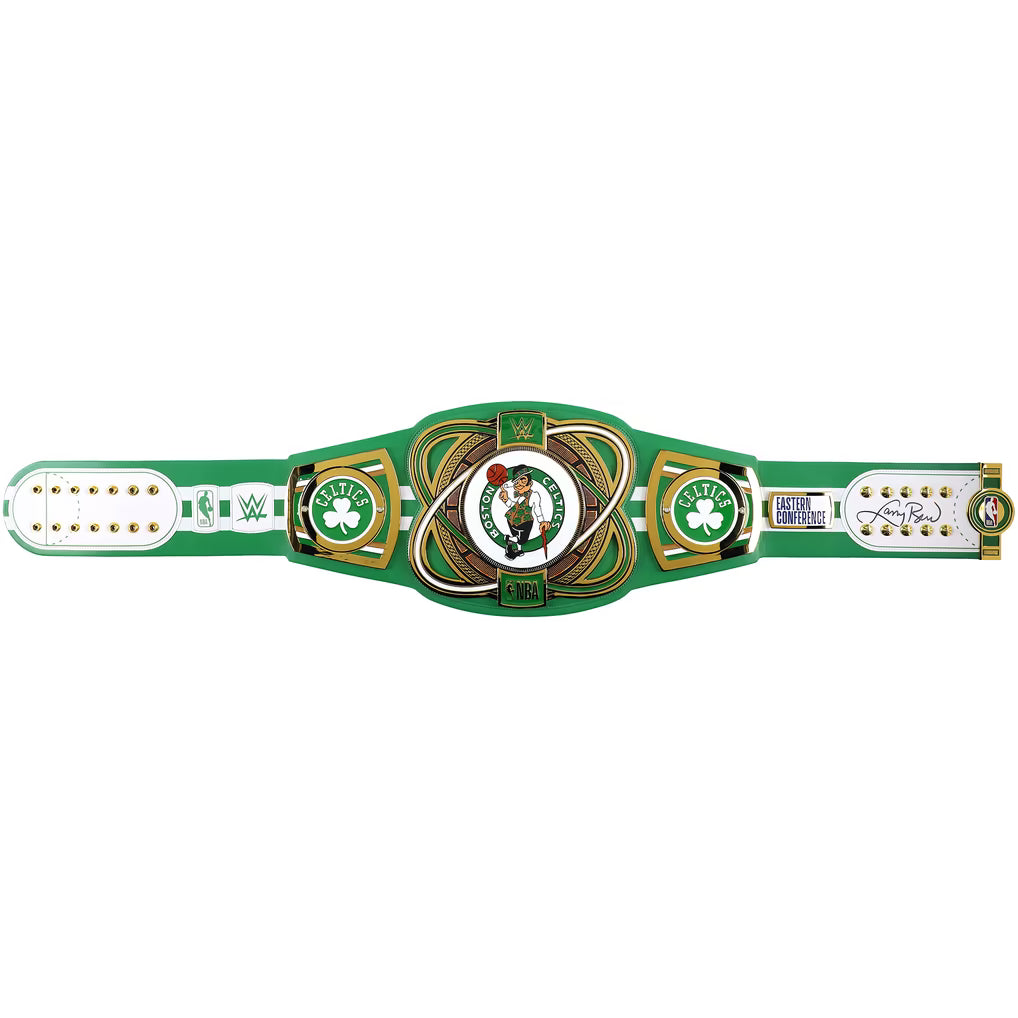 Larry Bird Boston Celtics Autographed Fanatics Authentic WWE Legacy Title Belt