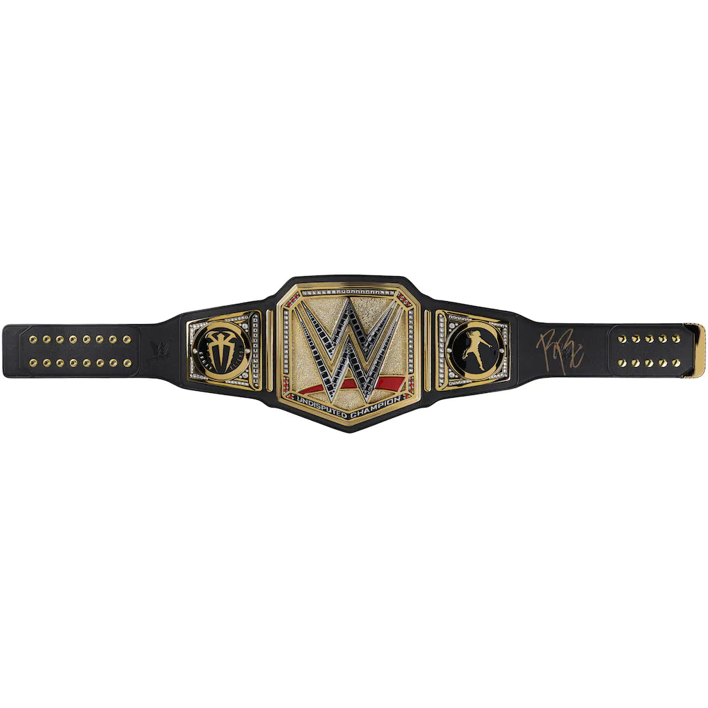 Roman Reigns Autographed Undisputed WWE Championship Replica Title Belt