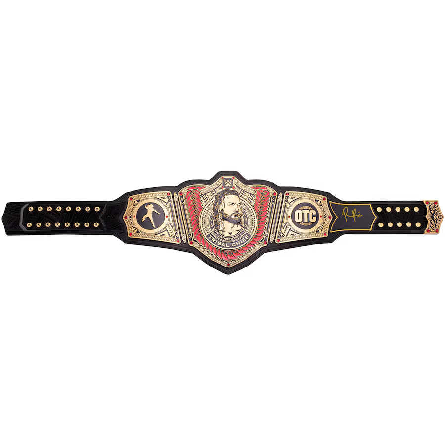 Roman Reigns WWE Autographed Tribal Chief Replica Championship Title Belt