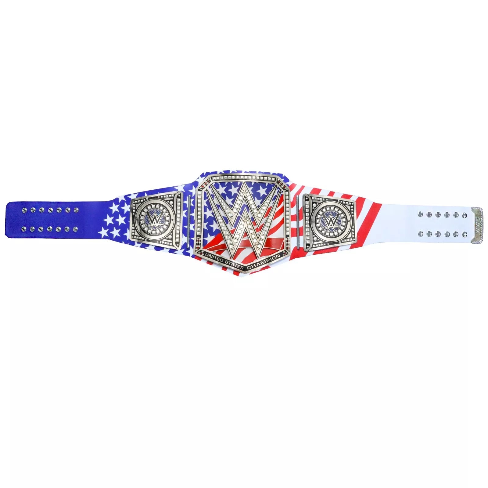 Titelgürtel der United States Wrestling Championship | WWE-Sammlerstück | Riemen aus echtem Rindsleder | Ätzgürtel