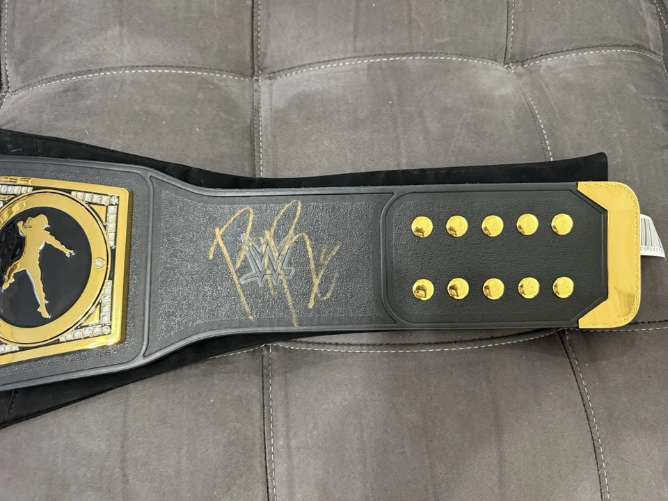 Roman Reigns Autographed Undisputed WWE Championship Replica Title Belt