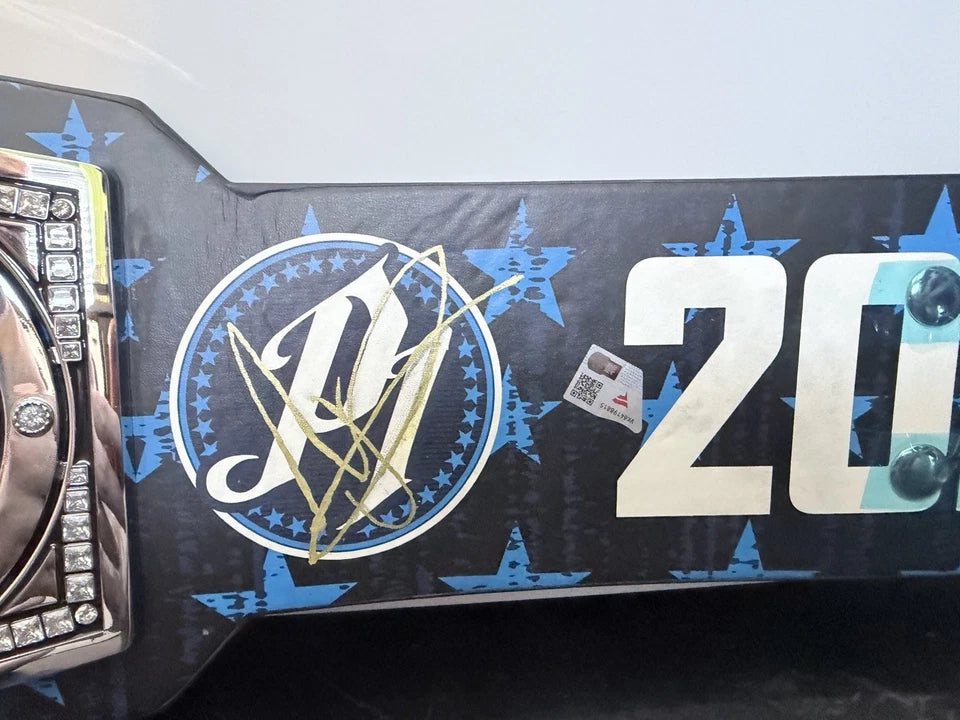 AJ Styles 10th Anniversary Signatures Series Championship Replica Title Belt