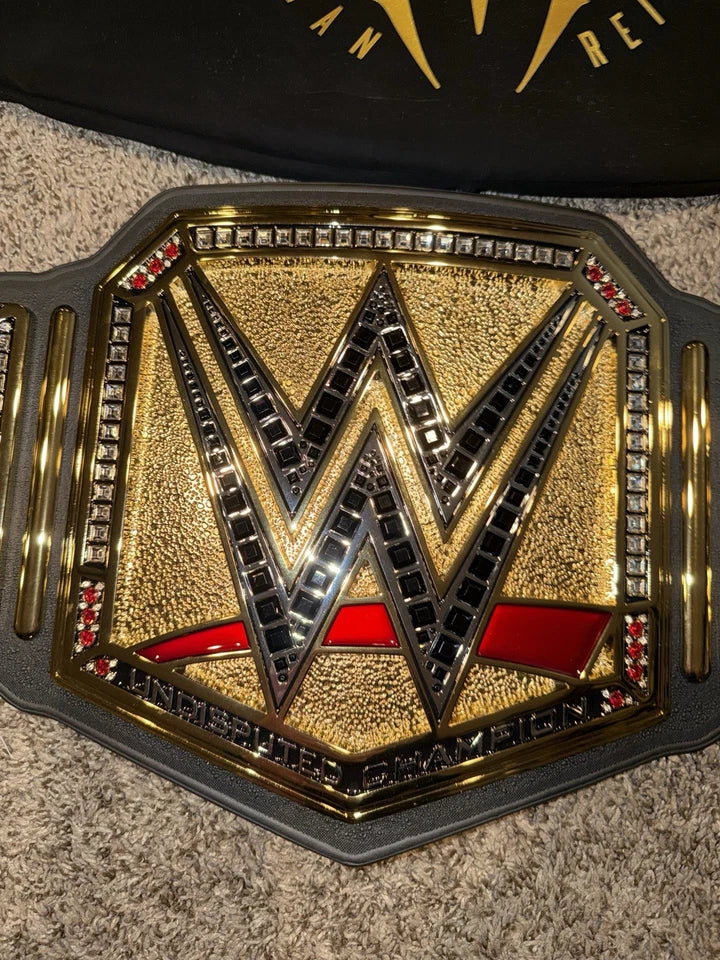 Roman Reigns WWE Autographed Undisputed Universal Championship Replica Title Belt