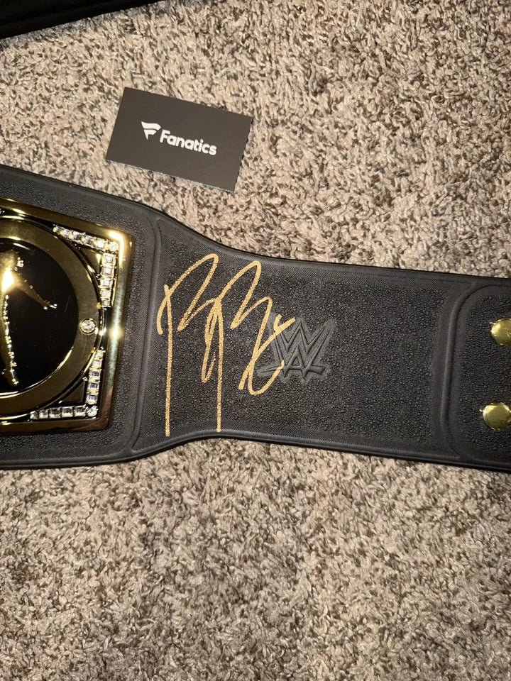 Roman Reigns WWE Autographed Undisputed Universal Championship Replica Title Belt