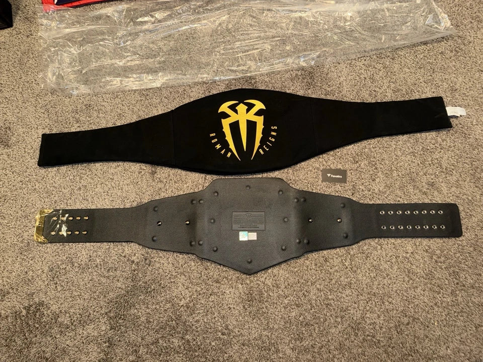 Roman Reigns WWE Autographed Undisputed Universal Championship Replica Title Belt