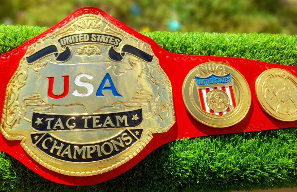 NWA USA UNITED STATES TAG TEAM CHAMPIONSHIP REPLICA BELT
